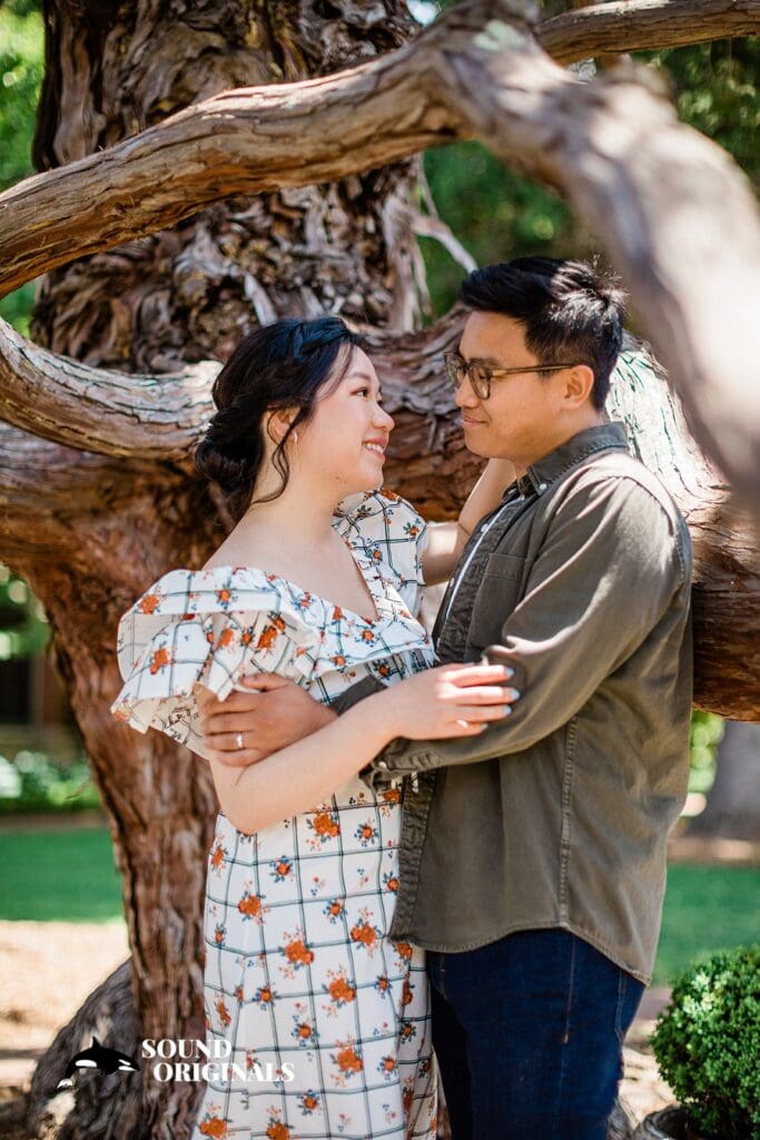 Linna + Jonathan Filoli Historic House & Garden Engagement // Linna & Jonathan -