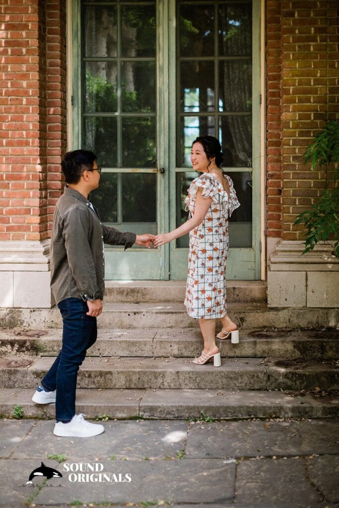 Linna + Jonathan Filoli Historic House & Garden Engagement // Linna & Jonathan -