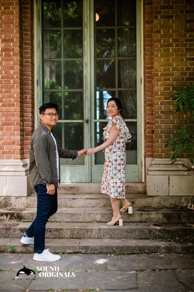 Filoli Historic House & Garden engagement photography by San Francisco Wedding Photography & Videography, one of the 24 Best Places for Engagement Photos in San Francisco