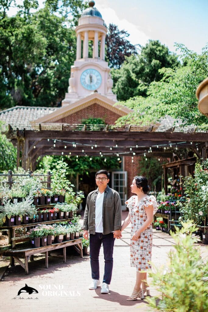 Linna + Jonathan Filoli Historic House & Garden Engagement // Linna & Jonathan -
