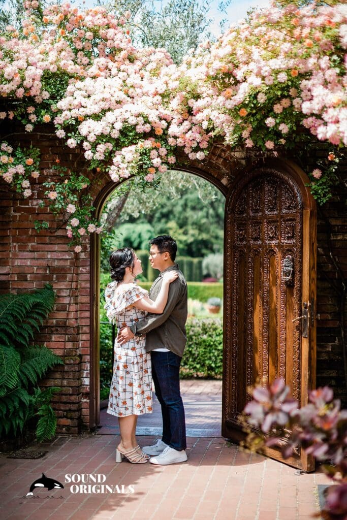 Linna + Jonathan Filoli Historic House & Garden Engagement // Linna & Jonathan -