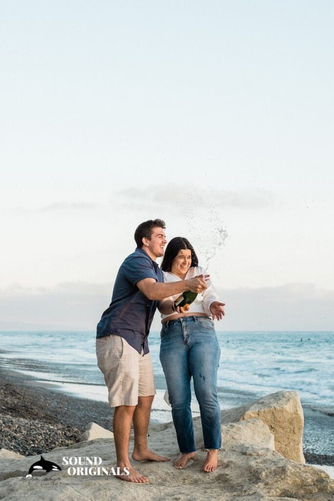 Encinitas - Moonlight Beach Engagement // Samantha + Christopher -