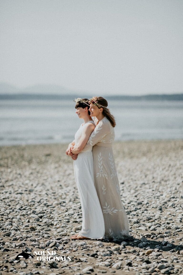 Golden Gardens Bathhouse Wedding // Angela + Elizabeth