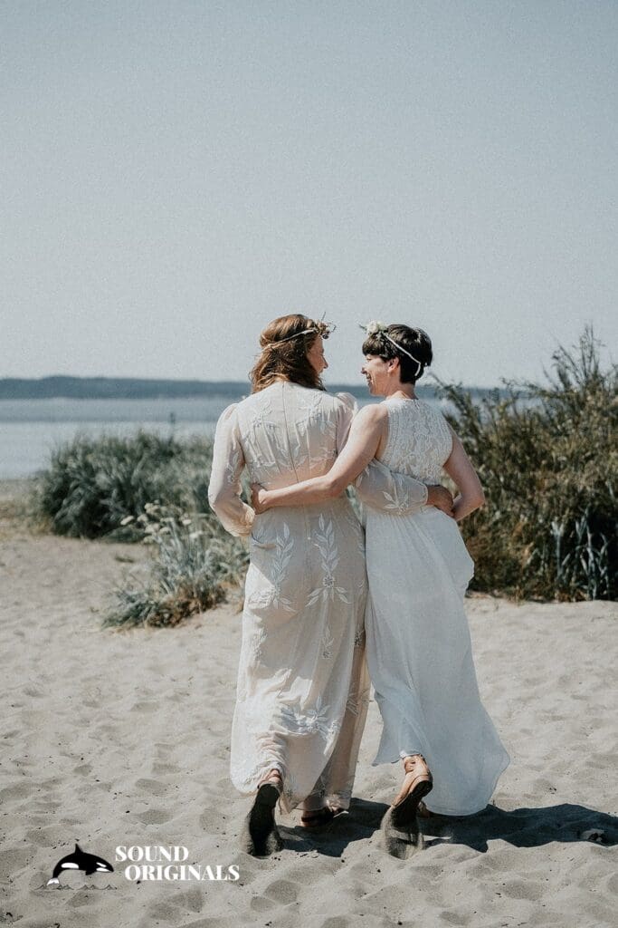 Golden Gardens Bathhouse Wedding // Angela + Elizabeth -