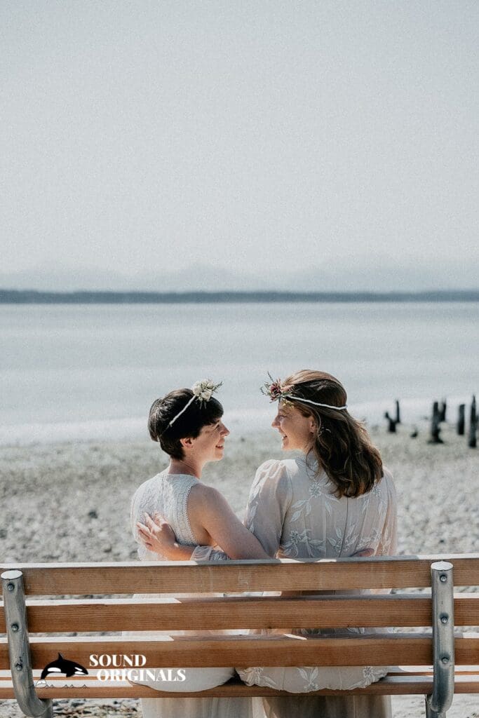 Golden Gardens Bathhouse Wedding // Angela + Elizabeth -