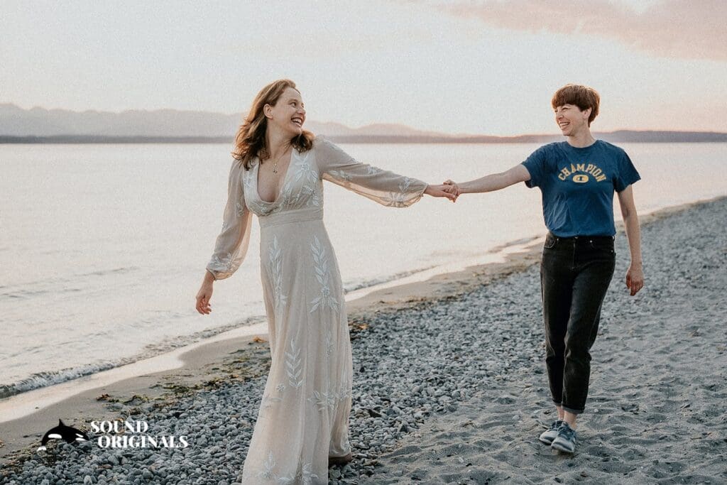 Golden Gardens Bathhouse Wedding // Angela + Elizabeth -