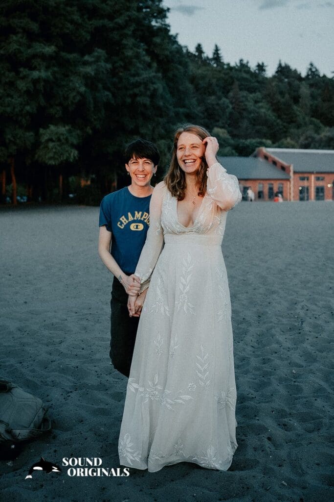 Golden Gardens Bathhouse Wedding // Angela + Elizabeth -