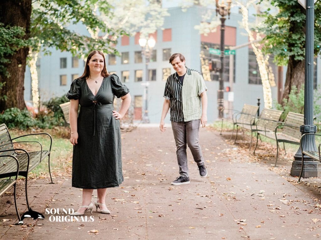Lownsdale Square Engagement // Joshua + Samantha -
