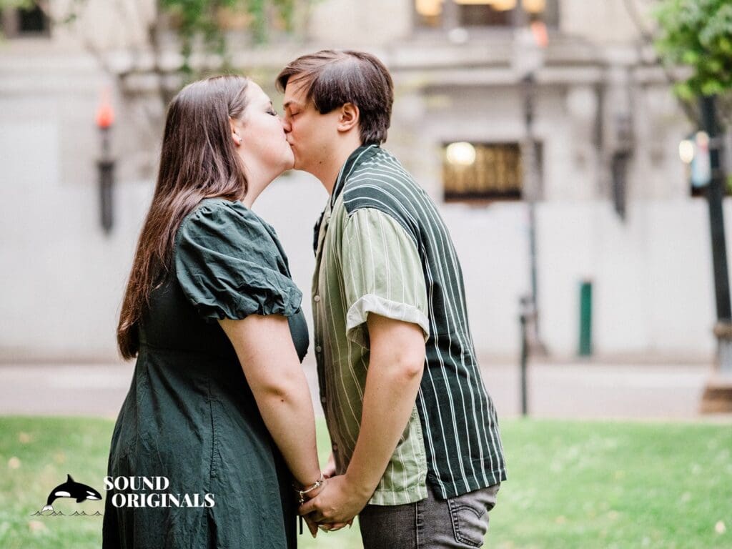 Lownsdale Square Engagement // Joshua + Samantha -