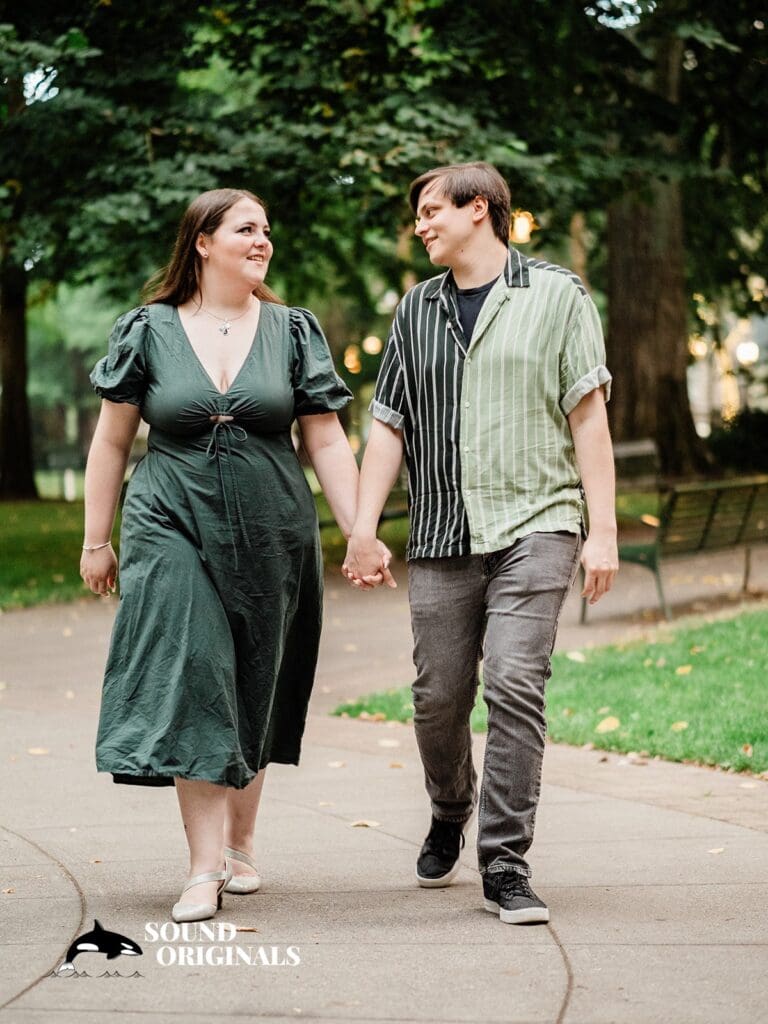 Lownsdale Square Engagement // Joshua + Samantha -