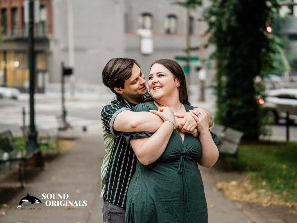 Lownsdale Square Engagement // Joshua + Samantha -
