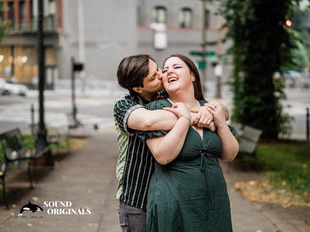 Lownsdale Square Engagement // Joshua + Samantha -
