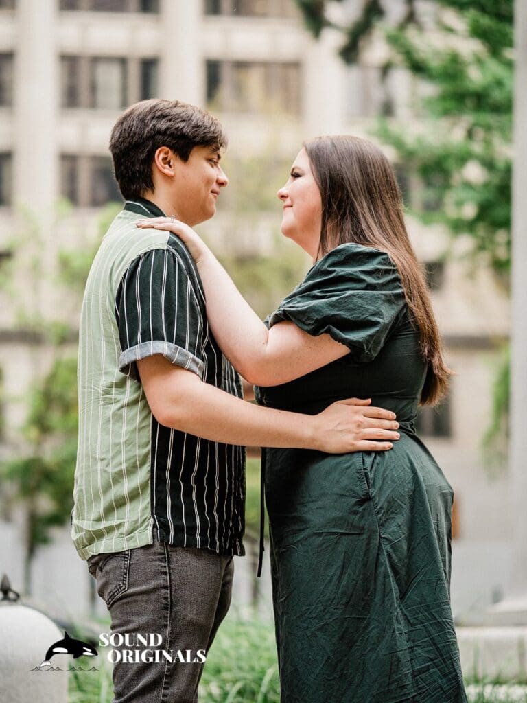 Lownsdale Square Engagement // Joshua + Samantha -