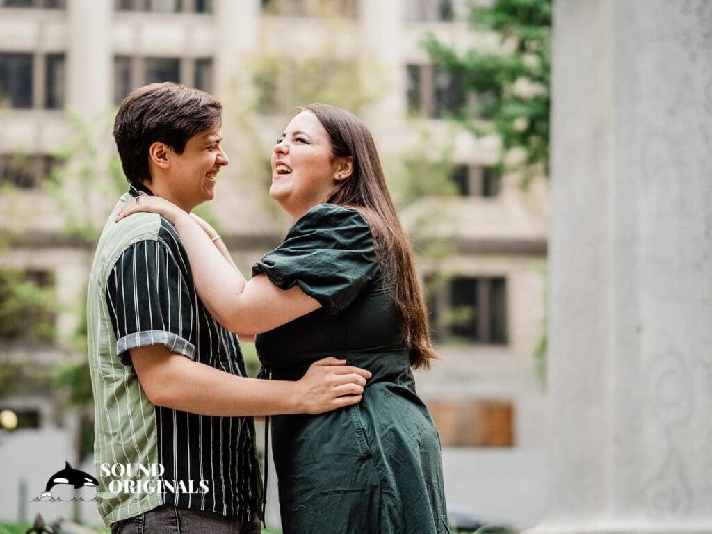 Lownsdale Square Engagement // Joshua + Samantha -