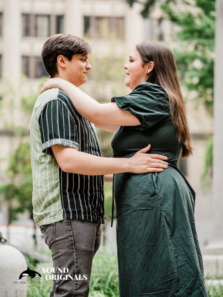 Lownsdale Square Engagement // Joshua + Samantha -