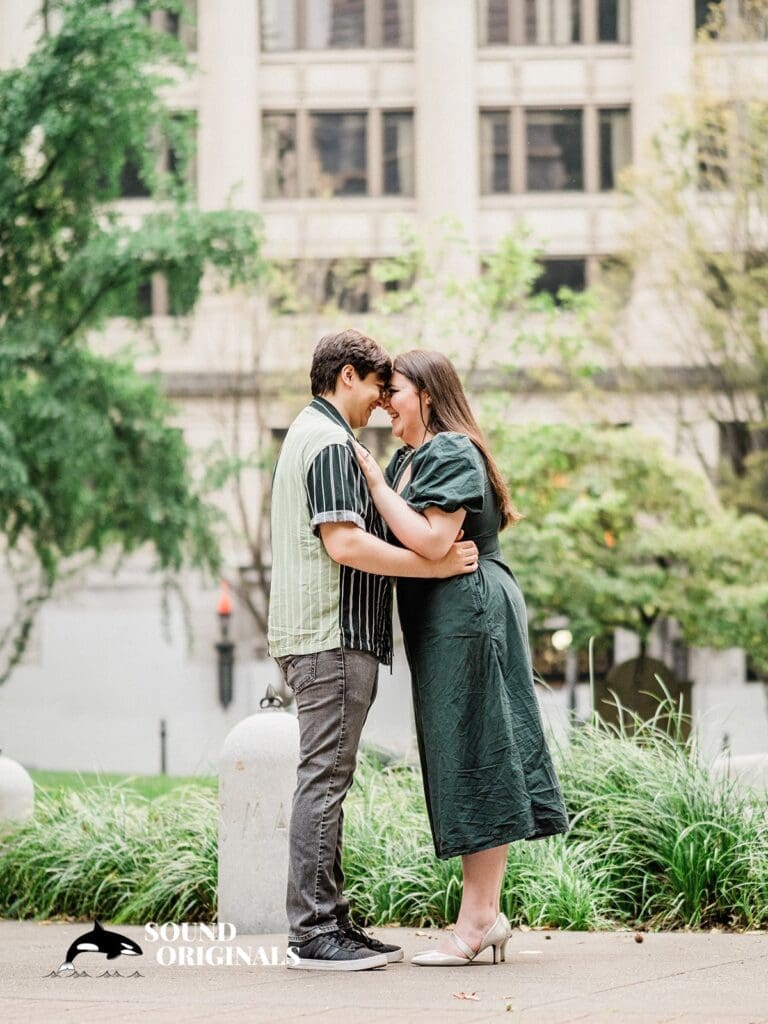 Lownsdale Square Engagement // Joshua + Samantha -