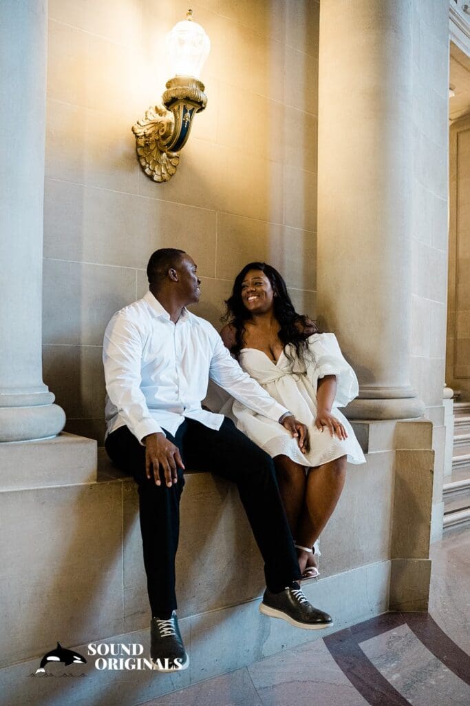 San Francisco City Hall Engagement // Desiree & Myles -