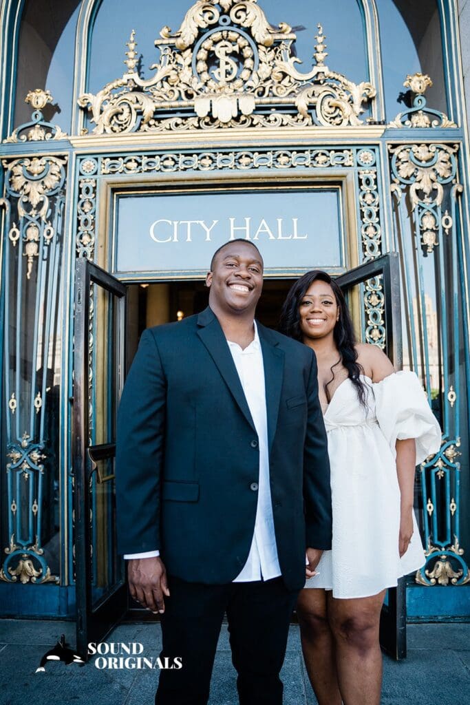 San Francisco City Hall Engagement // Desiree & Myles -