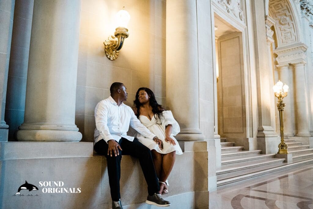 San Francisco City Hall Engagement // Desiree & Myles -