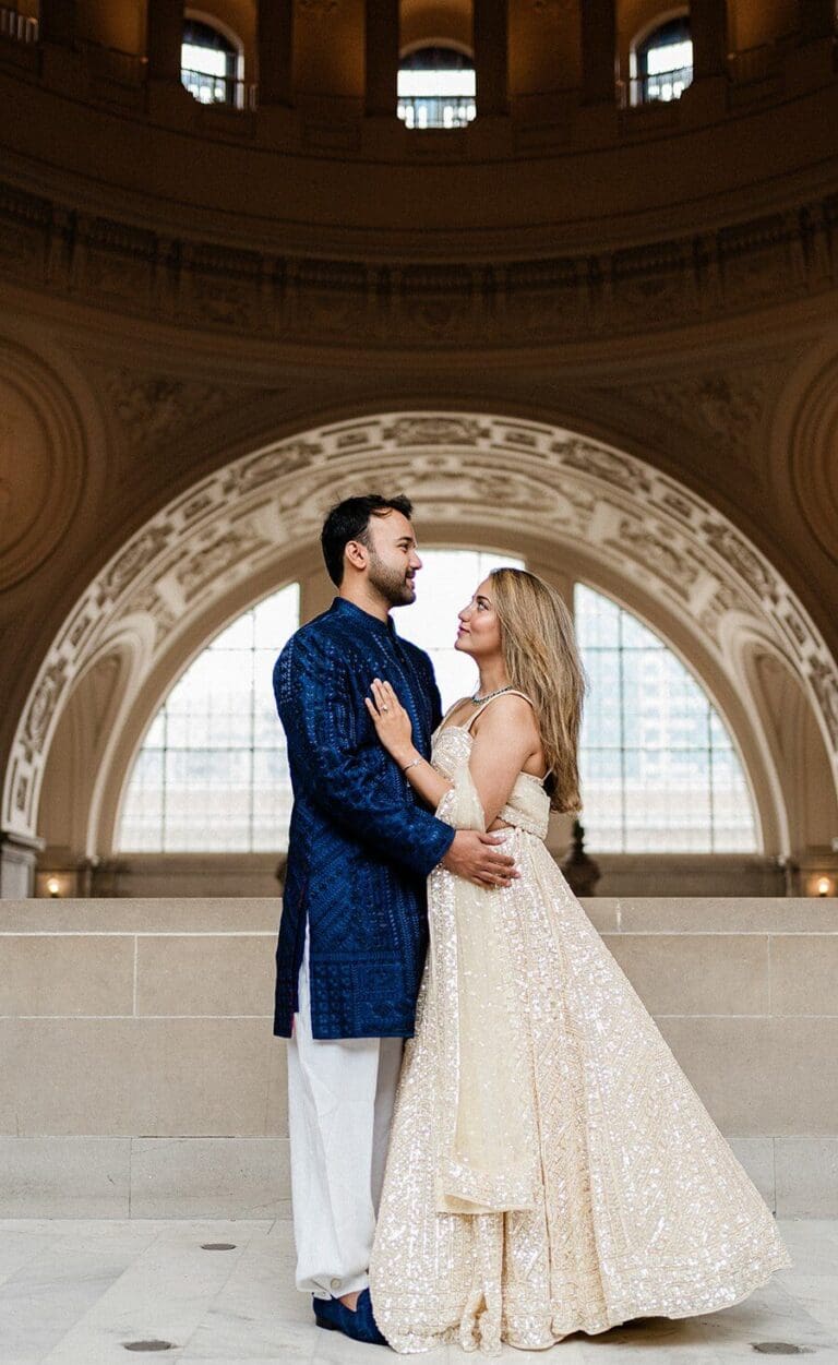 San Francisco City Hall Wedding // Nupur + Aniket