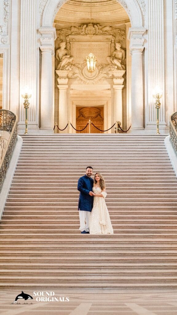 San Francisco City Hall Wedding // Nupur + Aniket -