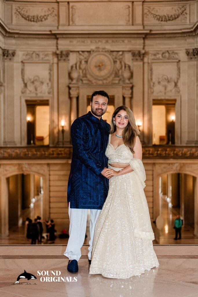 San Francisco City Hall Wedding // Nupur + Aniket -