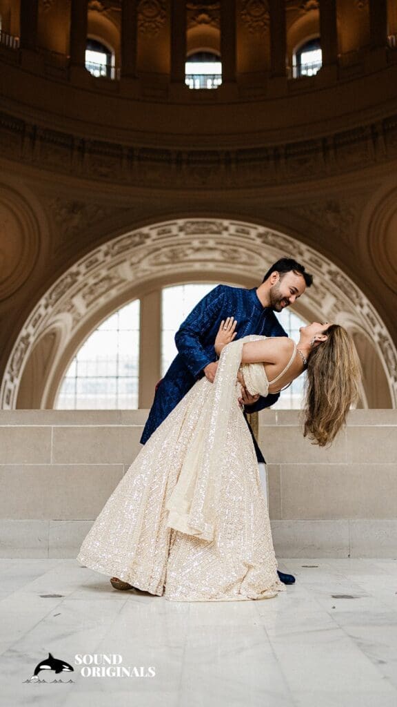 San Francisco City Hall Wedding // Nupur + Aniket -