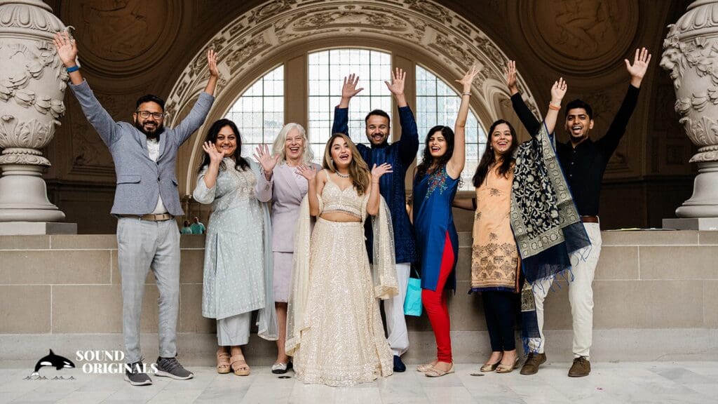 San Francisco City Hall Wedding // Nupur + Aniket -