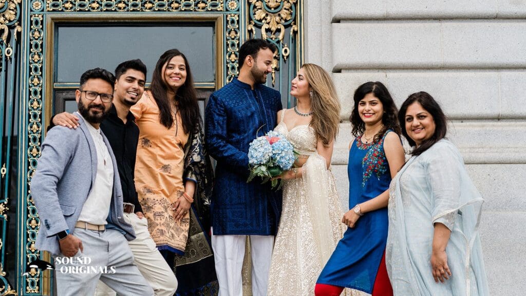 San Francisco City Hall Wedding // Nupur + Aniket -