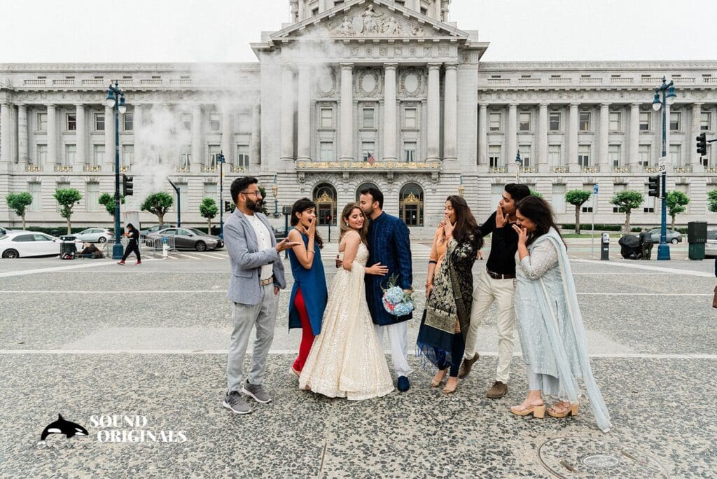 San Francisco City Hall Wedding // Nupur + Aniket -