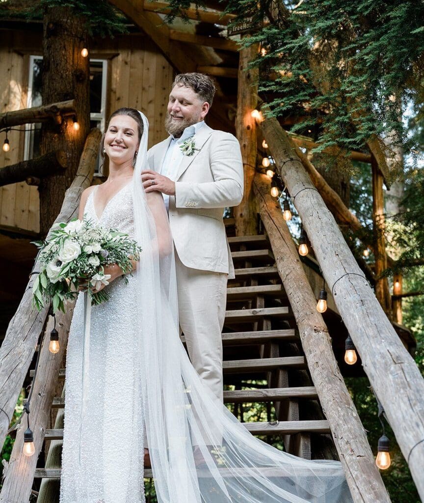 Mountain View's Tree House Joint Wedding // Stephanie + Devin -