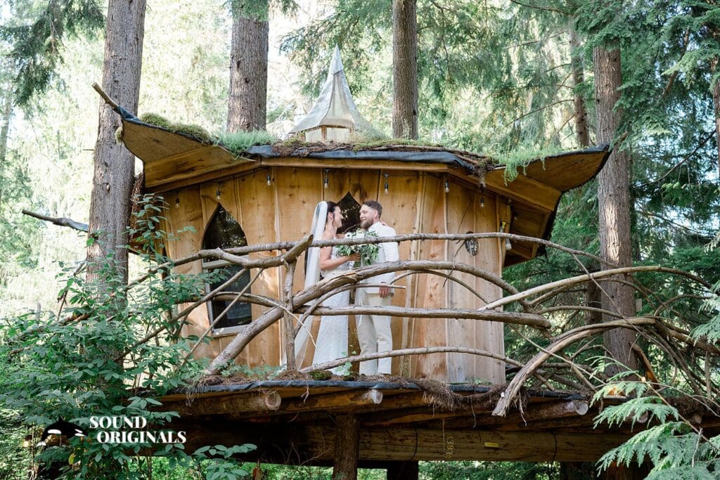 Mountain View's Tree House Joint Wedding // Stephanie + Devin -