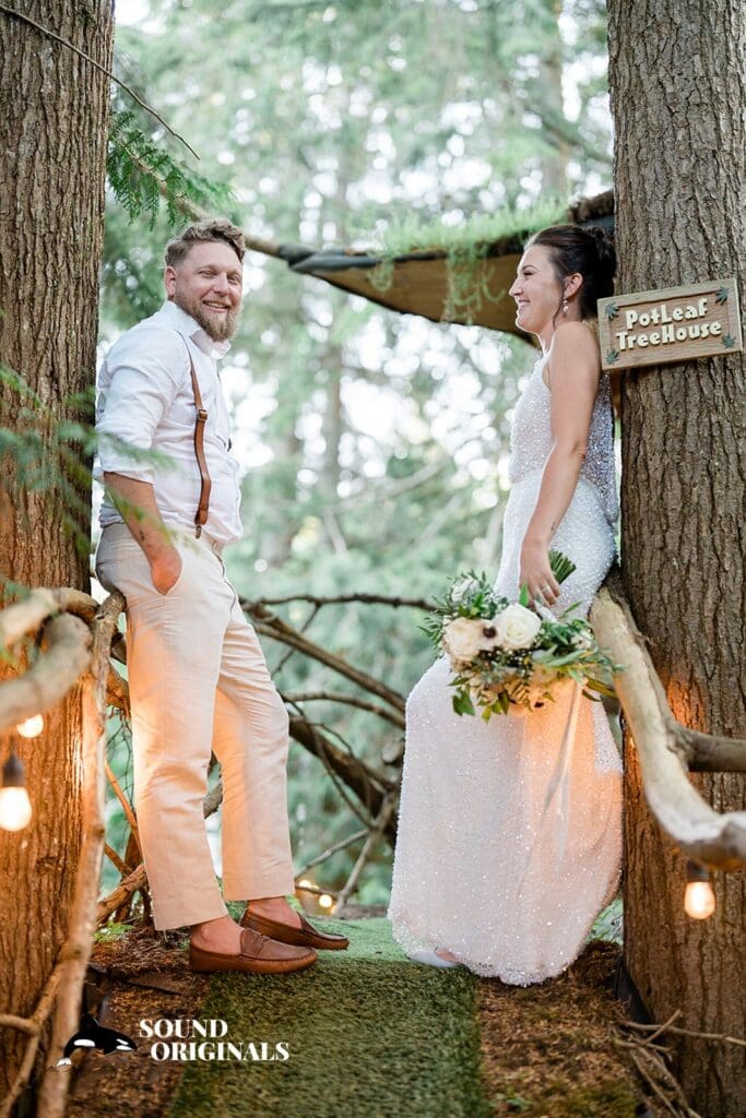 Mountain View's Tree House Joint Wedding // Stephanie + Devin -