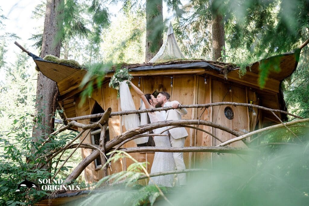 Mountain View's Tree House Joint Wedding // Stephanie + Devin -