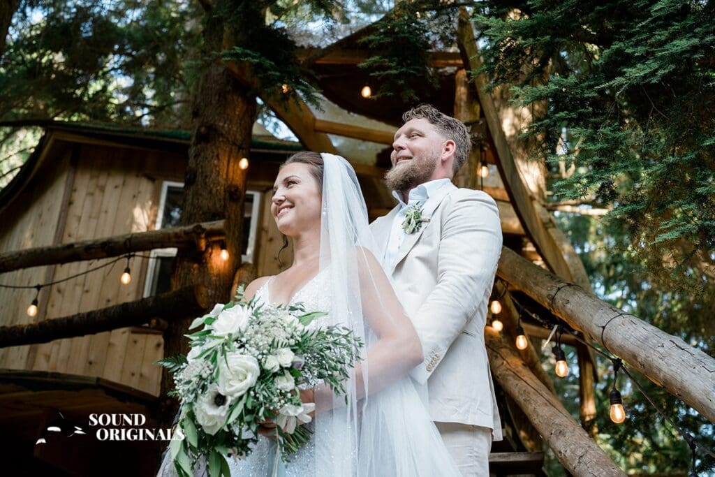 Mountain View's Tree House Joint Wedding // Stephanie + Devin -