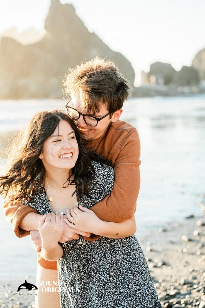 Ruby Beach Engagement // Reeghan & Cameron -