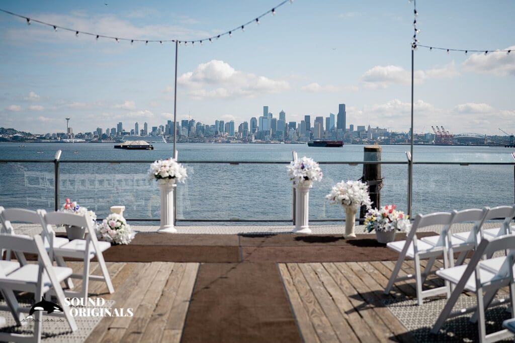 Salty's at Alki Wedding // Risa + Dave -