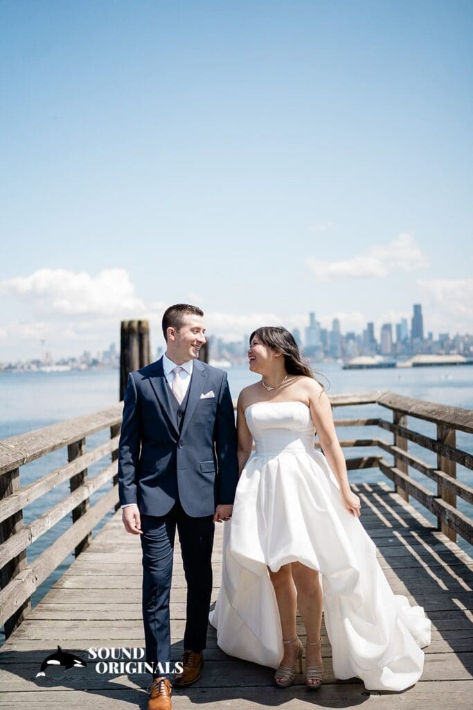 Salty's at Alki Wedding // Risa + Dave -
