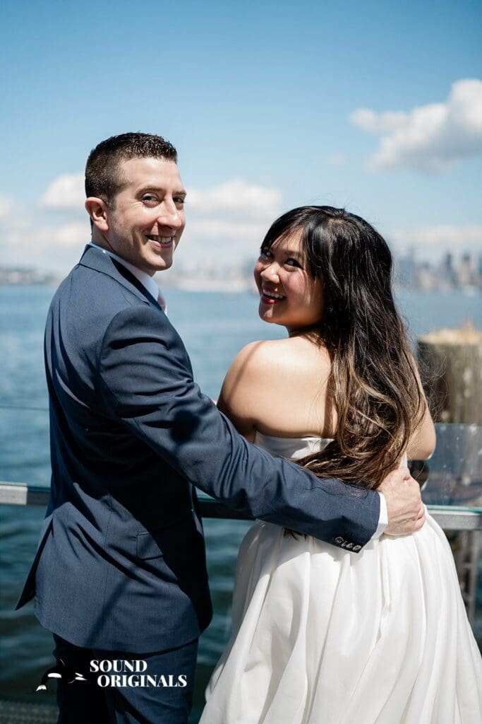 Salty's at Alki Wedding // Risa + Dave -