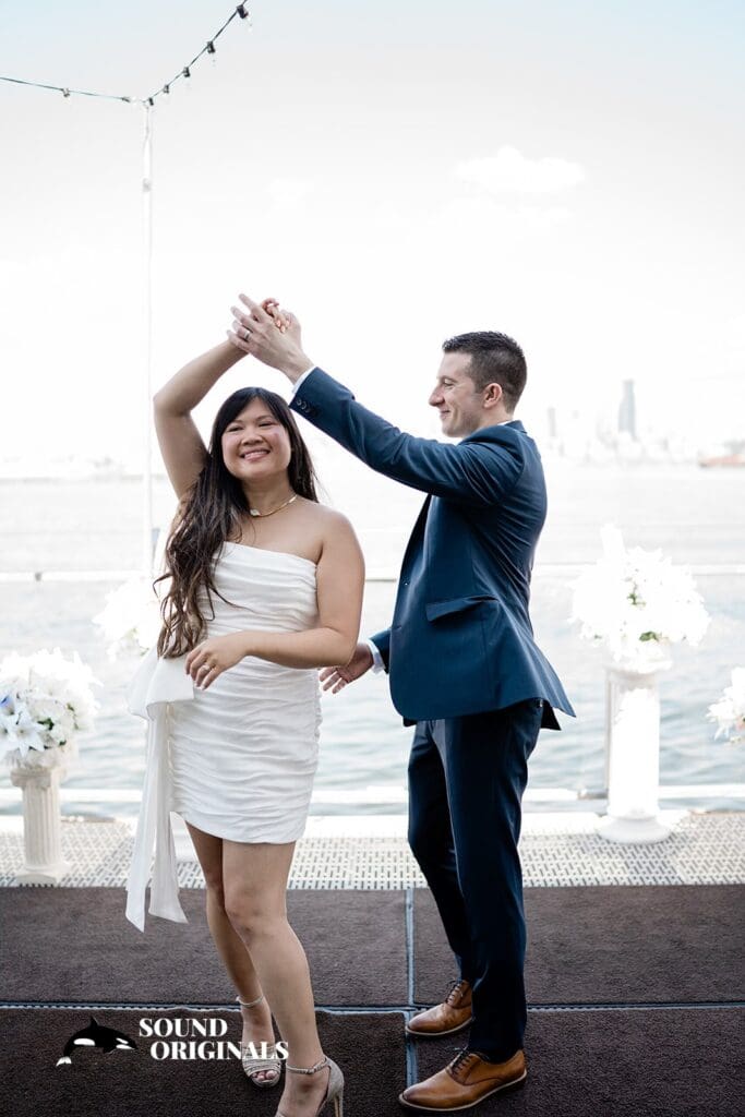 Salty's at Alki Wedding // Risa + Dave -