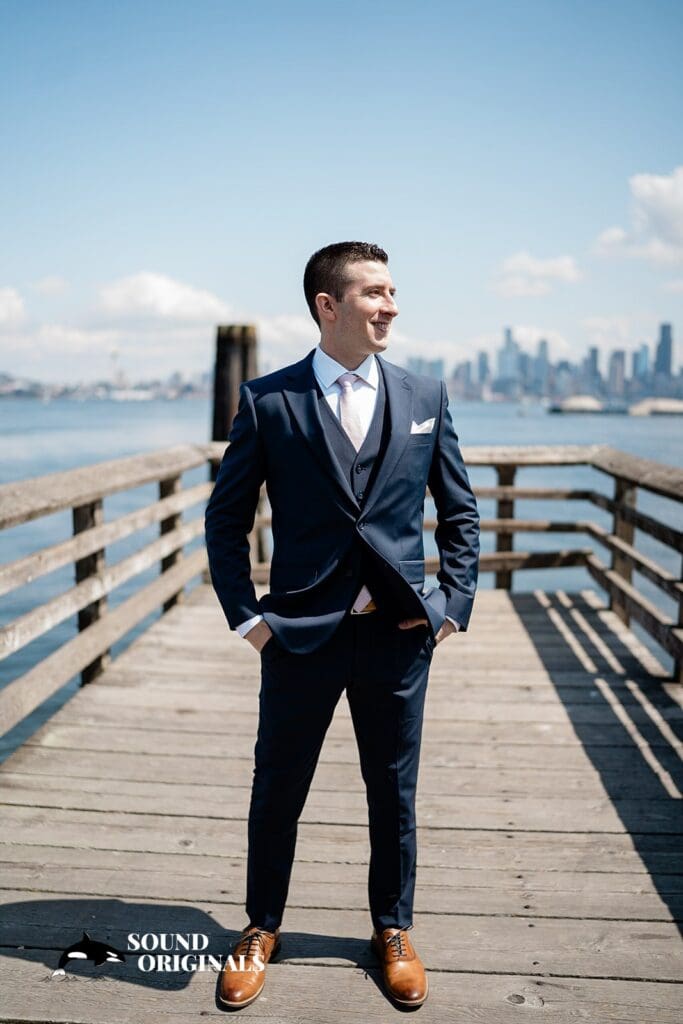 Salty's at Alki Wedding // Risa + Dave -