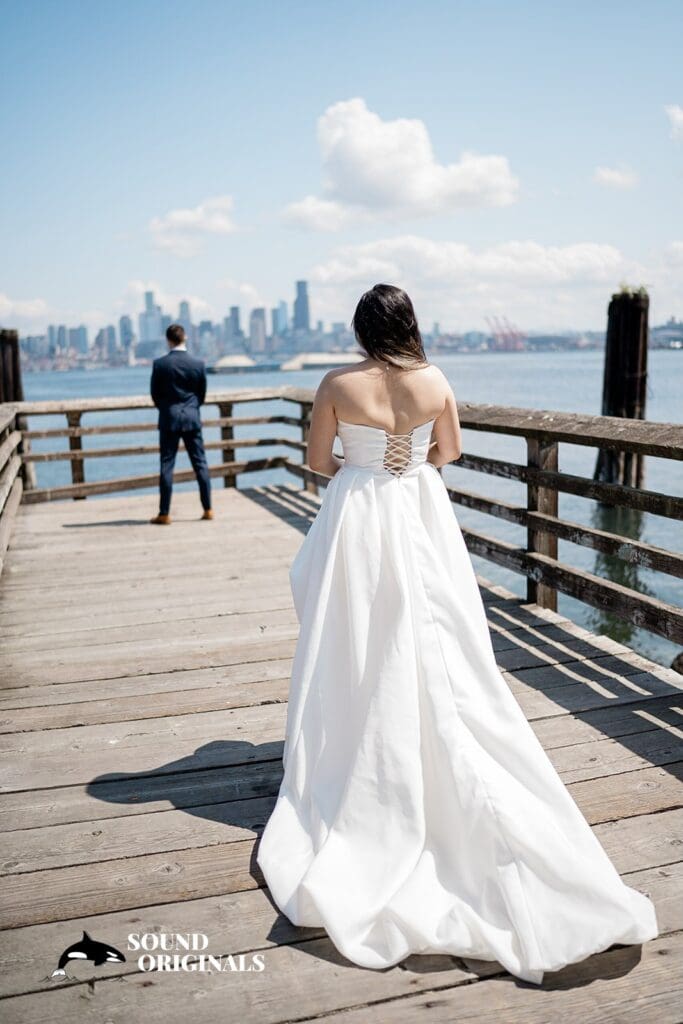 Salty's at Alki Wedding // Risa + Dave -