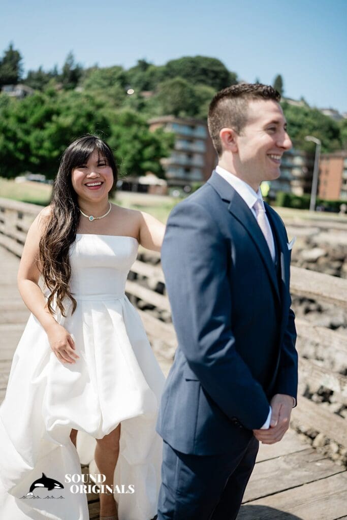 Salty's at Alki Wedding // Risa + Dave -