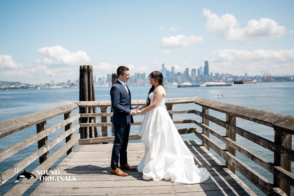 Salty's at Alki Wedding // Risa + Dave -