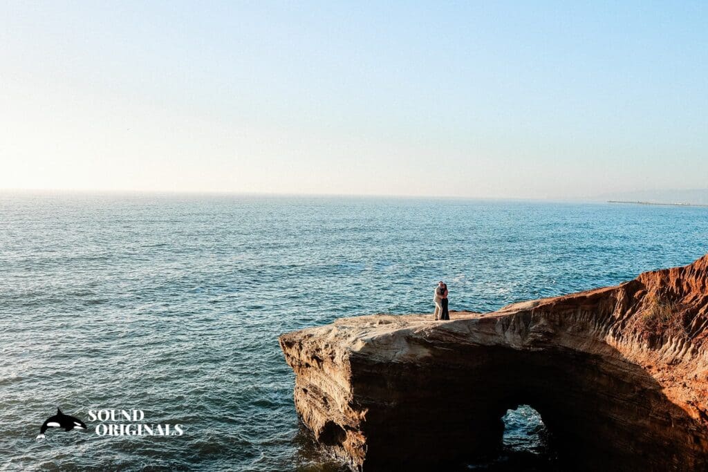 Linsey + Zachary Sunset Cliffs Engagement // Linsey + Zachary -
