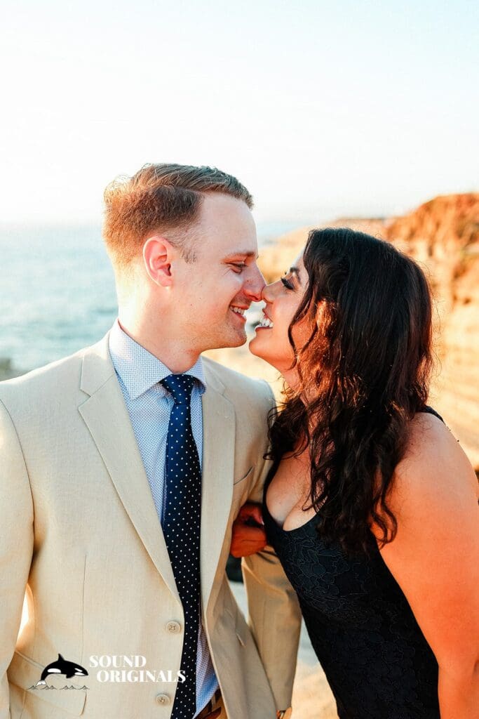 Linsey + Zachary Sunset Cliffs Engagement // Linsey + Zachary -