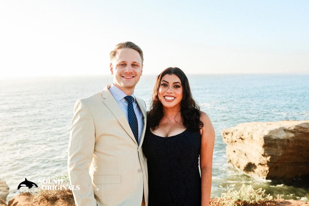 Linsey + Zachary Sunset Cliffs Engagement // Linsey + Zachary -