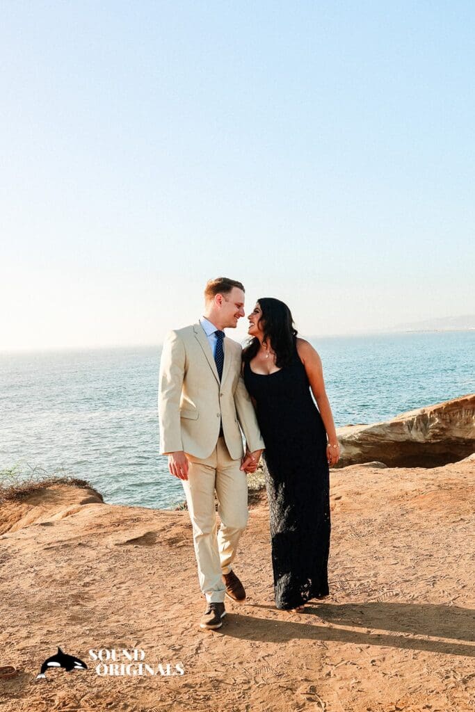 Linsey + Zachary Sunset Cliffs Engagement // Linsey + Zachary -