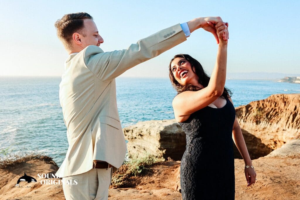 Linsey + Zachary Sunset Cliffs Engagement // Linsey + Zachary -