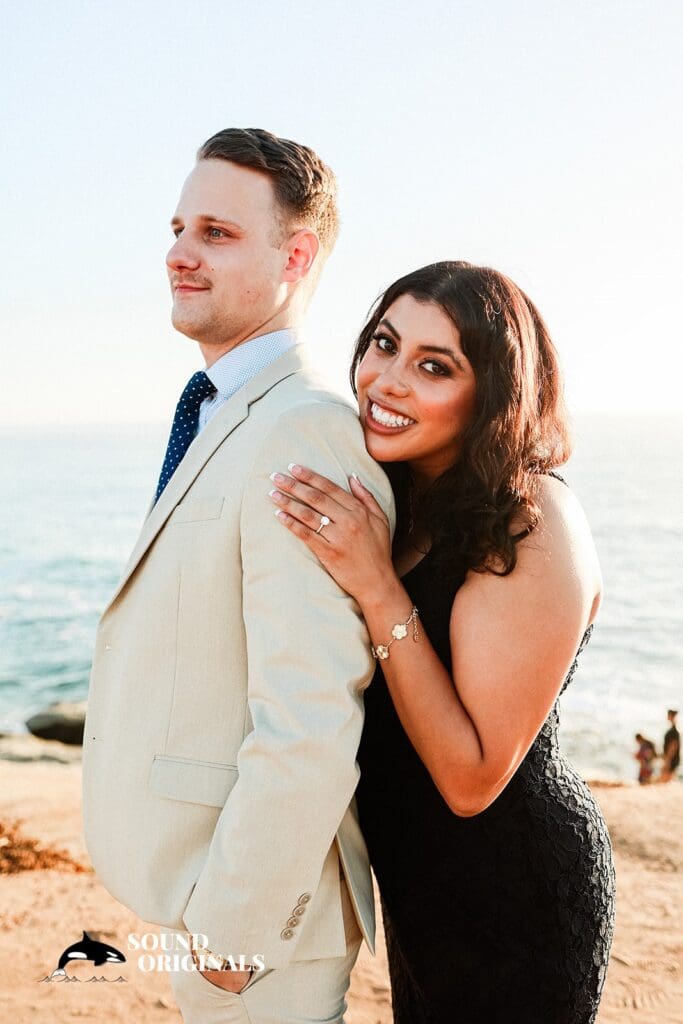Linsey + Zachary Sunset Cliffs Engagement // Linsey + Zachary -
